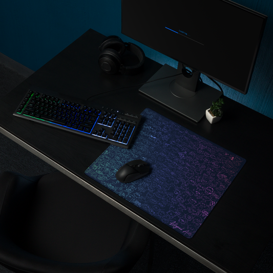 The Many Faces of Lilly Mousepad Med