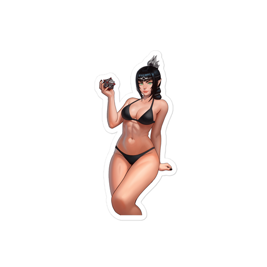 Shadowheart Bikini Sticker (Astrowolf_Art)