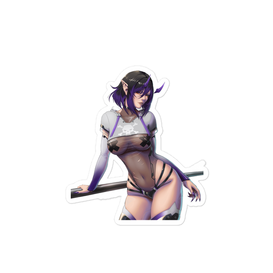 Ren Pin Up Sticker (Meh0 x LillypadArts)