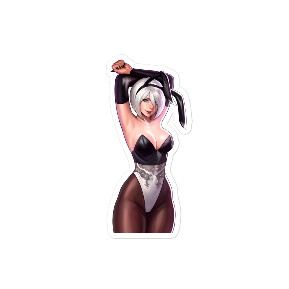 2B Bunny Sticker (Astrowolf_Art)