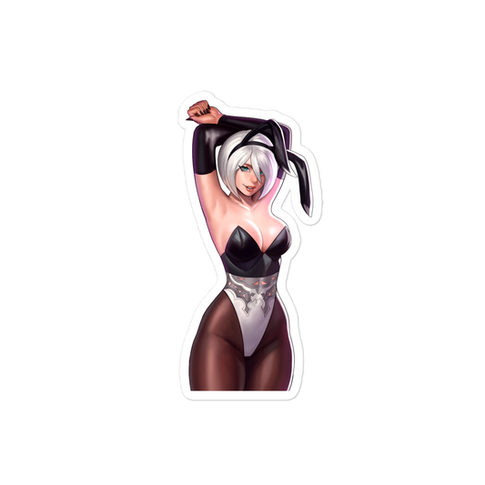 2B Bunny Sticker (Astrowolf_Art)